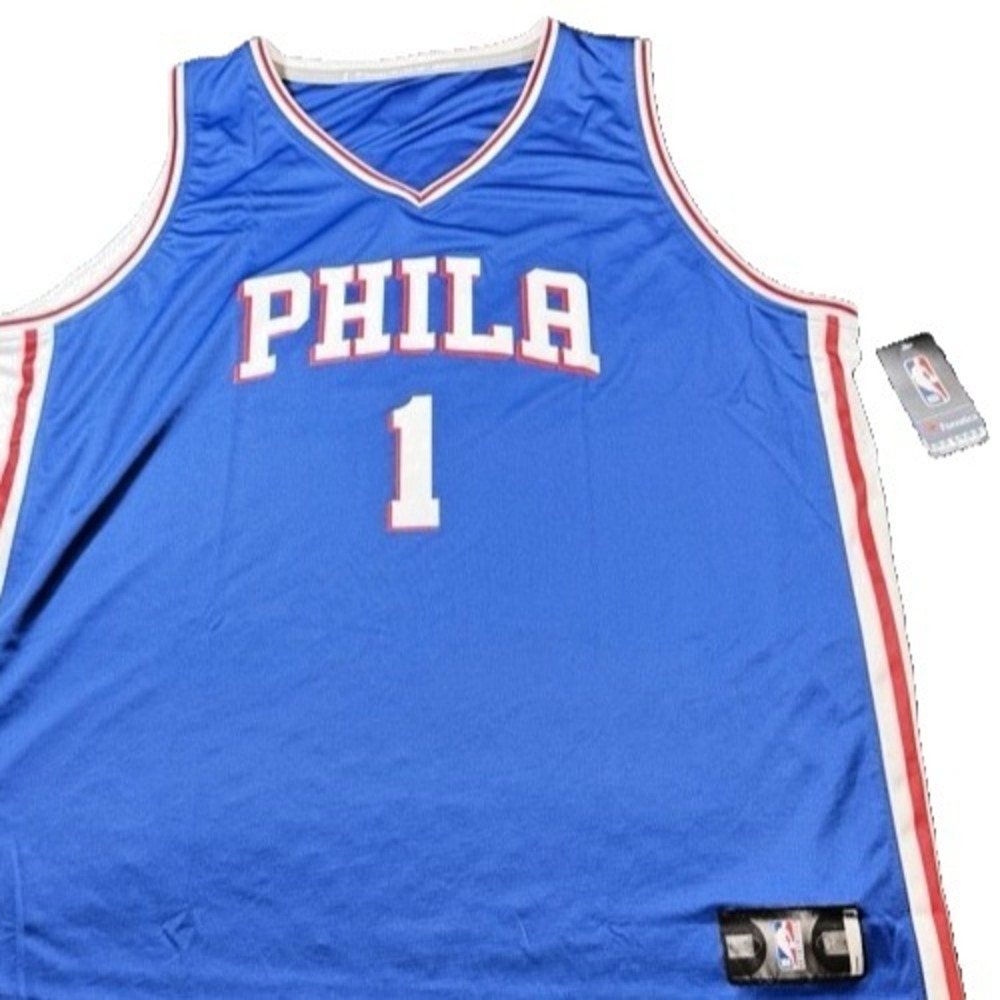 Fanatics Philadelphia 76ers James Harden Jersey Mens 3XL Blue NBA Fast Break NWT